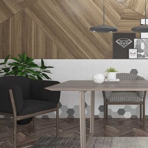 Alta calidad <span class=keywords><strong>Elm</strong></span> de Chevron de espina de pescado de pisos de madera dura de ingeniería de - Product Image 5