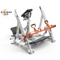Máquina de remo/pull-down sentado de grado comercial Kaishi, directamente de fábrica, con construcción de acero galvanizado de 3 mm.