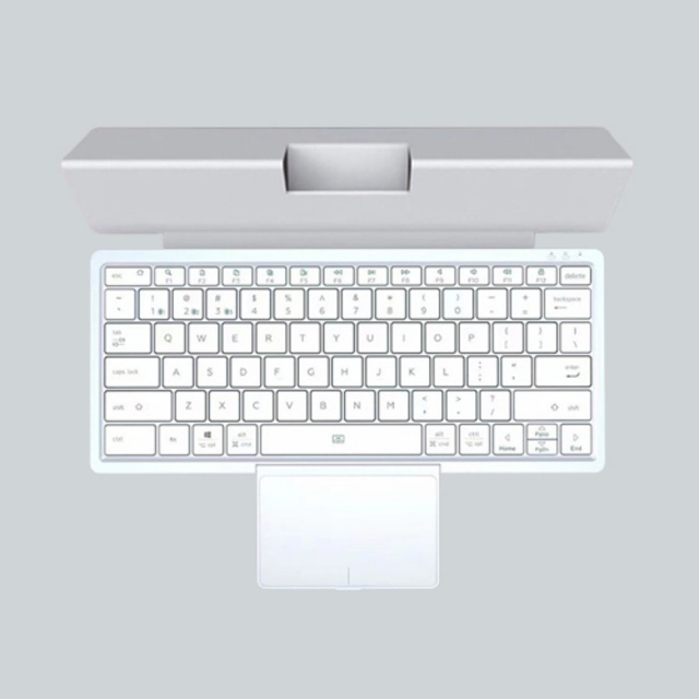 Multi-Device Foldable Wireless Keyboard with Touchpad Portable Recharge Wireless Keyboard with Foldable Case for Pad Tablet