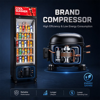 Réfrigérateur à refroidissement direct pour comptoir et vitrine, refroidisseur de boissons de petite et grande taille pour les entreprises