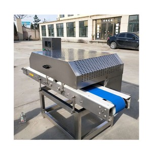 Theo chiều ngang máy cắt nhỏ tươi thịt Cube Dicer Máy cắt ức gà cá hồi FILET cũng được thiết kế - Product Image 5