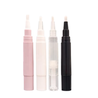 Stylos cosmétiques vides transparents, noirs et roses en gros, tubes de 2 ml, 3 ml, 5 ml pour huile à cuticules, brillant à lèvres, dissolvant de vernis à ongles