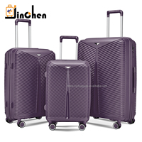 Nouvelle Valise de Voyage Avancée en PP avec Chariot en Aluminium, Valise à Main, Bagage à Main pour Avion