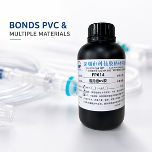 Colle adhésive UV de qualité médicale ISO10993 à séchage rapide et haute résistance pour collage acrylique, scellants certifiés CN/GUA - Product Image 2