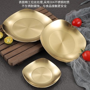 แผ่นสแตนเลสสีทอง 304 หนาพิเศษ ทนทาน สำหรับใช้ในร้านบาร์บีคิว - Product Image 4
