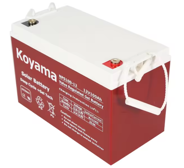 12V100Ah Solar Gel Battery 12V120Ah Solar Energy Storage Lead Acid Batteries for Appliance/Lighting/Off-grid Deep Cycle