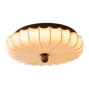 Japanese Round Fabric Ceiling Light Led Multi Head Chandelier Suspended For Bedroom Living Room - Product Image 3