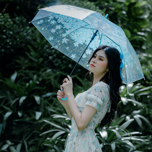 <span class=keywords><strong>Parapluie</strong></span> transparent rose à bulles Sakura avec logo personnalisé Ovida, <span class=keywords><strong>parapluie</strong></span> automatique pour adultes, <span class=keywords><strong>parapluie</strong></span> personnalisé en gros - Product Image 3