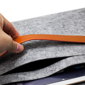 เคสป้องกันแบบพิเศษของแอรอนสำหรับ<span class=keywords><strong>ไอ</strong></span><span class=keywords><strong>แพ</strong></span><span class=keywords><strong>ด</strong></span>โปร 12.9 นิ้ว หนังแท้และผ้าขนสัตว์ ป้องกันรอยขี<span class=keywords><strong>ด</strong></span>ข่วน เป็นมิตรกับสิ่งแวดล้อม ซับในทนทาน - Product Image 3