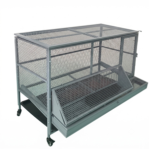 Cage à poules pondeuses de type H, anti-rongeurs, anti-serpents, anti-fouines, en treillis galvanisé, pour l'élevage de volailles, pour ferme, maison, usage extérieur - Product Image 4