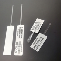 Imprimante d'étiquettes transparentes à transfert thermique 3,5 x 0,437 po pour bijoux (étiquettes queue de rat) et étiquettes de barre de 4 po (argent/or) pour bijoutiers