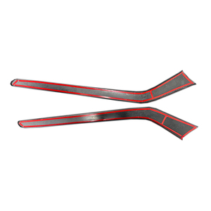 Couverture décorative de panneau latéral de changement de vitesse de Console centrale en Fiber de carbone véritable pour <span class=keywords><strong>Tesla</strong></span> modèle 3/<span class=keywords><strong>Y</strong></span> 2019-2022 accessoires d'intérieur de voiture - Product Image 4