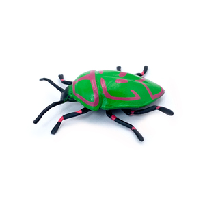 Động Vật Hoang Dã Thực Tế Chất Lượng Cao <span class=keywords><strong>PVC</strong></span> Nhựa Hình Động Vật Đồ Chơi Thực Tế Thân Thiện Với Môi Anima Đỏ Peltator Bug Với Màu Xanh Lá Cây Đốm - Product Image 4
