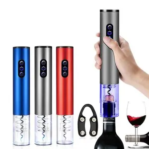 SUNWAY Top Seller Factory Wholesale Battery Operated Wine Opener Electric Wine Accessories Tool with Engrave Logo