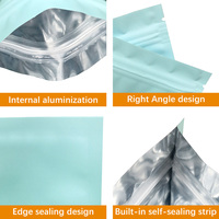 Vente en gros Sacs aveugles opaques double face personnalisés Stockage et conteneur d'aliments stratifiés en feuille ALU pour le voyage