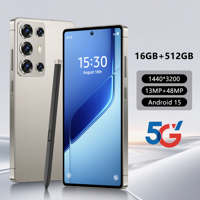 S6 2026 Hot 5G Smartphone 6.8" 16+512GB 8000mAh Battery 8-Core Unlocked Android Phone Dual SIM Business
