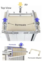 Module de membrane MBR en PVDF renforcé JF-SMBR, membrane à fibres creuses pour le traitement des eaux usées, bioréacteur immergé