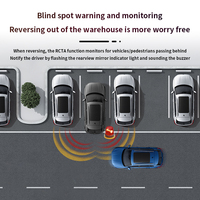 Capteurs de stationnement à radar pour écran Android, aide au recul de voiture, accessoires automobiles, capteur de stationnement, caméra de recul, caméra 360°