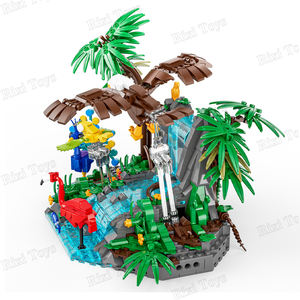 DK 6026 Escena <span class=keywords><strong>de</strong></span> Animales <span class=keywords><strong>de</strong></span> la Selva Tropical, Modelo <span class=keywords><strong>de</strong></span> Loro Volador Feroz, Juego <span class=keywords><strong>de</strong></span> Bloques <span class=keywords><strong>de</strong></span> Construcción para Niños, Regalos - Product Image 5