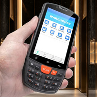 Terminal portable industriel intelligent Android 4G 2026, 4 Go + 64 Go, écran 4 pouces, scanner de codes QR, téléphone robuste MediaTek MT6765, 254 g
