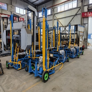 Sierra de rip vertical portátil Máquina de sierra de cadena de corte cruzado de troncos de madera para trabajo en el patio Empaquetado conveniente - Product Image 1