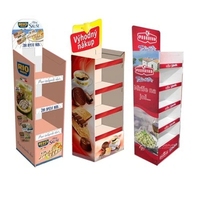 Présentoirs de sol autoportants personnalisés OEM pour promotion en supermarché – Supports robustes pour produits alimentaires