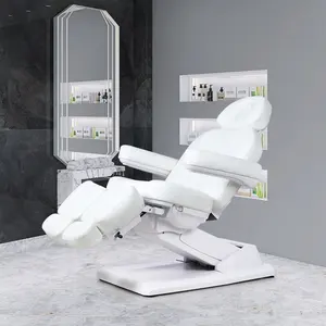 Lusso Spa salone cosmetici 3 motori elettrici letto estetista letto viso estetica podiatria tatuaggio Pedicure sedia
