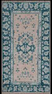 Auténtica grande 9x12 Rectangular Jacquard tejido Oushak alfombra India alfombra de algodón anudada a mano para oración o picnic personalizable - Product Image 2