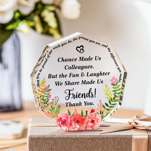 Decorazioni <span class=keywords><strong>di</strong></span> cristallo personalizzate e regali <span class=keywords><strong>di</strong></span> apprezzamento con stampa Laser con targa acrilica trasparente <span class=keywords><strong>di</strong></span> alta qualità - Product Image 3