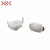 Interrupteur à bouton-poussoir micro blanc à prix d'usine pour lampe de poche, mini-interrupteur marche/arrêt à verrouillage pour torche LED