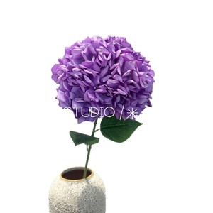 Fleurs Artificielles en Soie, Branche Unique, Violet, Décoration Mariage et Maison, 50g, Utilisation pour Table de Conférence et Salle Bouddhiste - Product Image 5