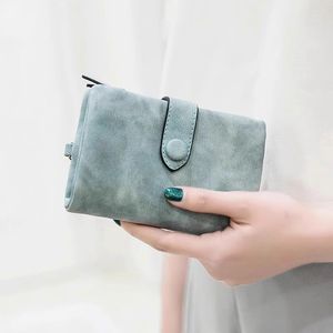 Nuovo <span class=keywords><strong>Portafoglio</strong></span> Corto Multifunzionale per Studentesse, Porta Carte Multiplo con Fodera in Poliestere e Blocco RFID - Product Image 4