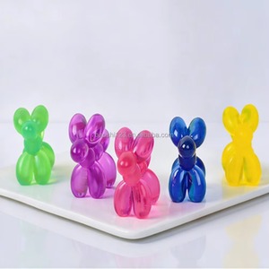 Juguete Antiestrés de TPR de 6.5cm, Diseño Creativo de Perro de Goma, Sólido, Altamente Elástico, Sin Líquido ni Gel - Product Image 1
