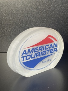 Best Selling Luxury Clear Acrylic Block Eco-Friendly Solid Award Display with Custom Logo Sign for Shop Window Display - Product Image 6