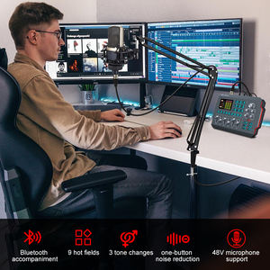 Huayi Voice M16 ensemble complet <span class=keywords><strong>carte</strong></span> <span class=keywords><strong>son</strong></span> Microphone <span class=keywords><strong>de</strong></span> bureau d'enregistrement professionnel <span class=keywords><strong>pour</strong></span> le podcasting, <span class=keywords><strong>la</strong></span> <span class=keywords><strong>musique</strong></span>, l'enregistrement en direct - Product Image 6
