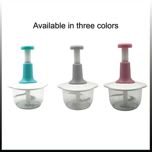 Press-type Meat Grinder Kitchen <b>Vegetable</b> Grinder Household Manual <b>Vegetable</b> <b>Cutter</b> Meat Grinder Chili and Garlic Puree Grinder - Product Image 2