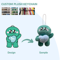 Peluche de haute qualité 4in fabricant de peluche porte-clés peluche personnalisé porte-clés en peluche breloque peluche personnalisée