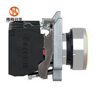 Bouton poussoir lumineux Schneider Harmony XB4BW35B5 Orange avec éclairage, neuf et original