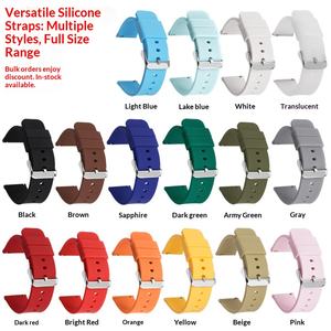 Correa de Reloj de Silicona Suave Impermeable de Liberación Rápida Compatible con Relojes Inteligentes Samsung de 12 mm, 16 mm, 18 mm y 24 mm - Product Image 2