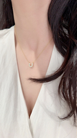 Collar con Colgante de Plata 925 Certificada con Moissanita y Zirconia, Suministro para Distribuidores Transfronterizos, OEM ODM, Venta al por Mayor de Fábrica en Pequeñas Cantidades