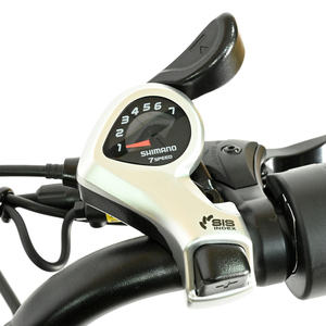 Bicicleta Eléctrica con Canasta Delantera y Trasera, Resistente a Pinchazos, 48v 30ah, Grado Comercial Dp-2012, Neumáticos Anchos, Frenos de Disco Hidráulicos - Product Image 4