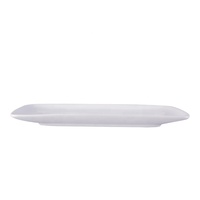 Assiettes Plates carrées en céramique blanche, assiettes, ensembles de vaisselle, plats et assiettes pour mariage