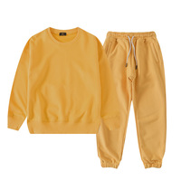 Conjuntos Deportivos de Algodón para Niños y Niñas, Sudadera de Manga Larga, Pantalones Jogger, Casuales, 100% Algodón, Primavera-Otoño, Venta al Por Mayor