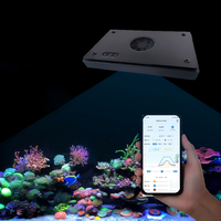 Lumière LED marine à spectre complet Max Blue 2.0 Gen, contrôle par application WiFi, programmable pour aquarium de récif corallien