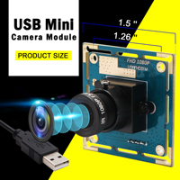 Module de caméra USB micro mini ELP OV2710 2MP haute vitesse 120fps 1080P pour Linux, Android, Windows, idéal pour kiosque, guichet automatique, vision robotique