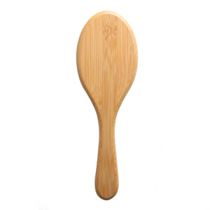Brosse à cheveux ovale en bois avec coussin d'air massant pour le coiffage et le lissage des cheveux - Product Image 5