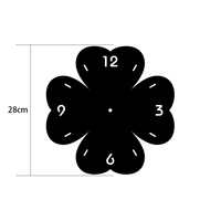 Stiker 3d Anti Air untuk Anak, Kertas Dinding Kualitas Tinggi, Dekorasi Rumah untuk Ruang Tamu, Stiker Jam Dinding Ukuran DIY, Anti Air, Bunga Yang Indah