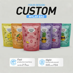 Özel boyut holografik lazer 3.5g 7g doğrudan baskı logosu koku geçirmez 3.5 1 lb Gummies ambalaj Mylar çantalar - Product Image 2