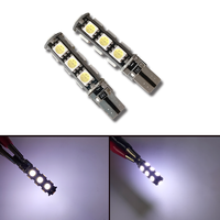 RCJ 12V 3W Metall Auto LED Innenbeleuchtung T10/W5W Canbus 13SMD 5050 Weiß Blau Rot Gelb Grün Universelle Passform Direkter Anschluss