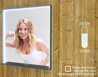 Miroir à Led avec Cadre en Bathnologie Vendeur Chaud Miroir à LED pour Salle de Bain Rectangle Hôtel Salle de Bain de Luxe Miroir à LED pour Salle de Bain